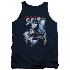 Superman Honor And Protect Men's 18/1 Cotton Tank Top