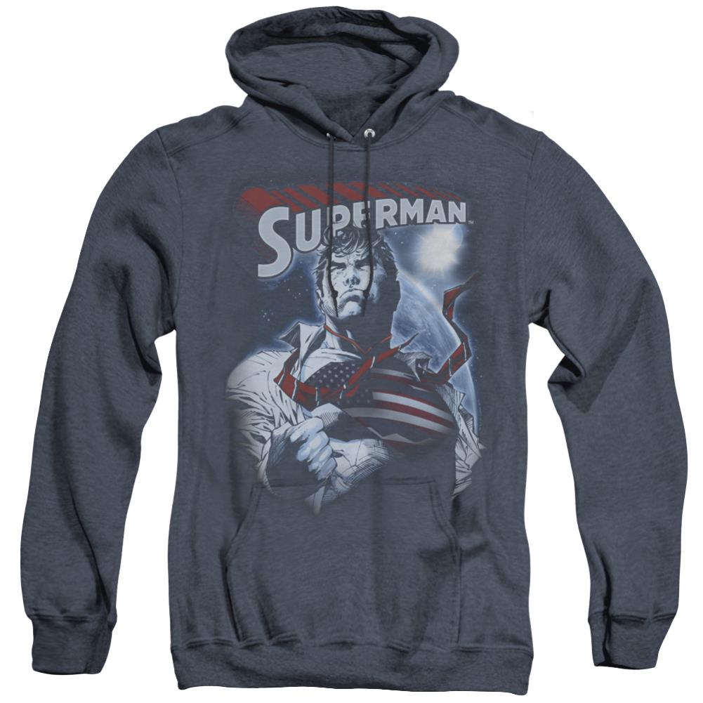 Superman Honor And Protect Men's Pull-Over Hoodie