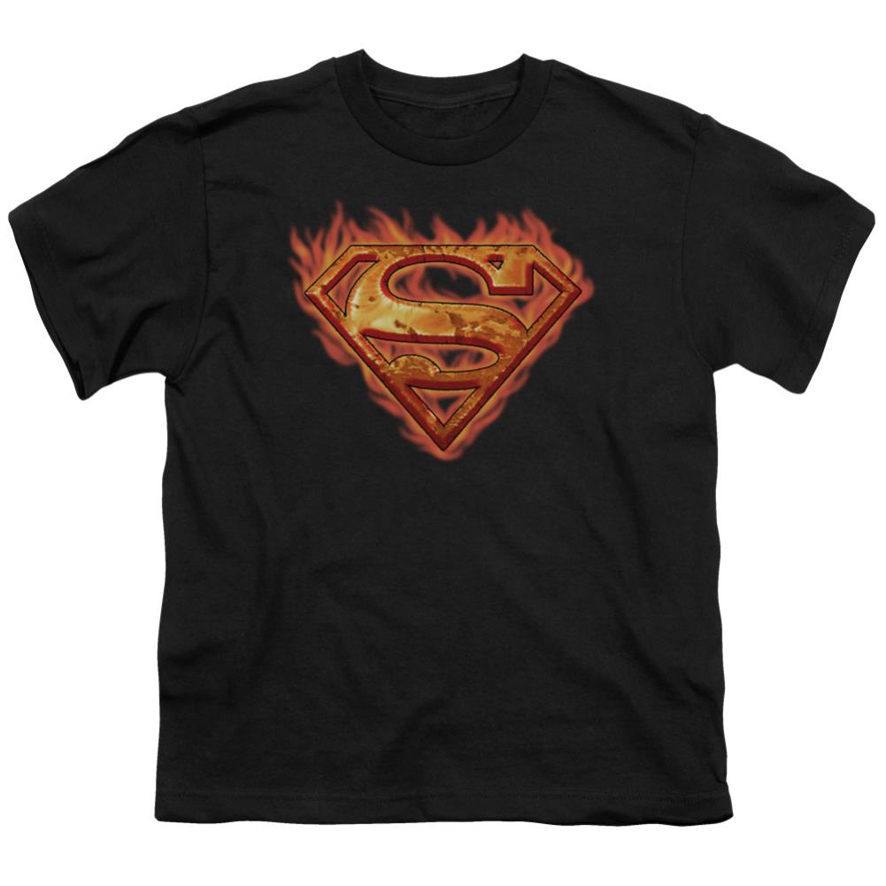 Superman Hot Metal Youth 18/1 100% Cotton SS T