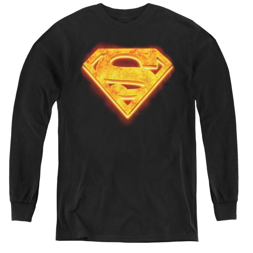Superman Hot Steel Shield Youth LS T