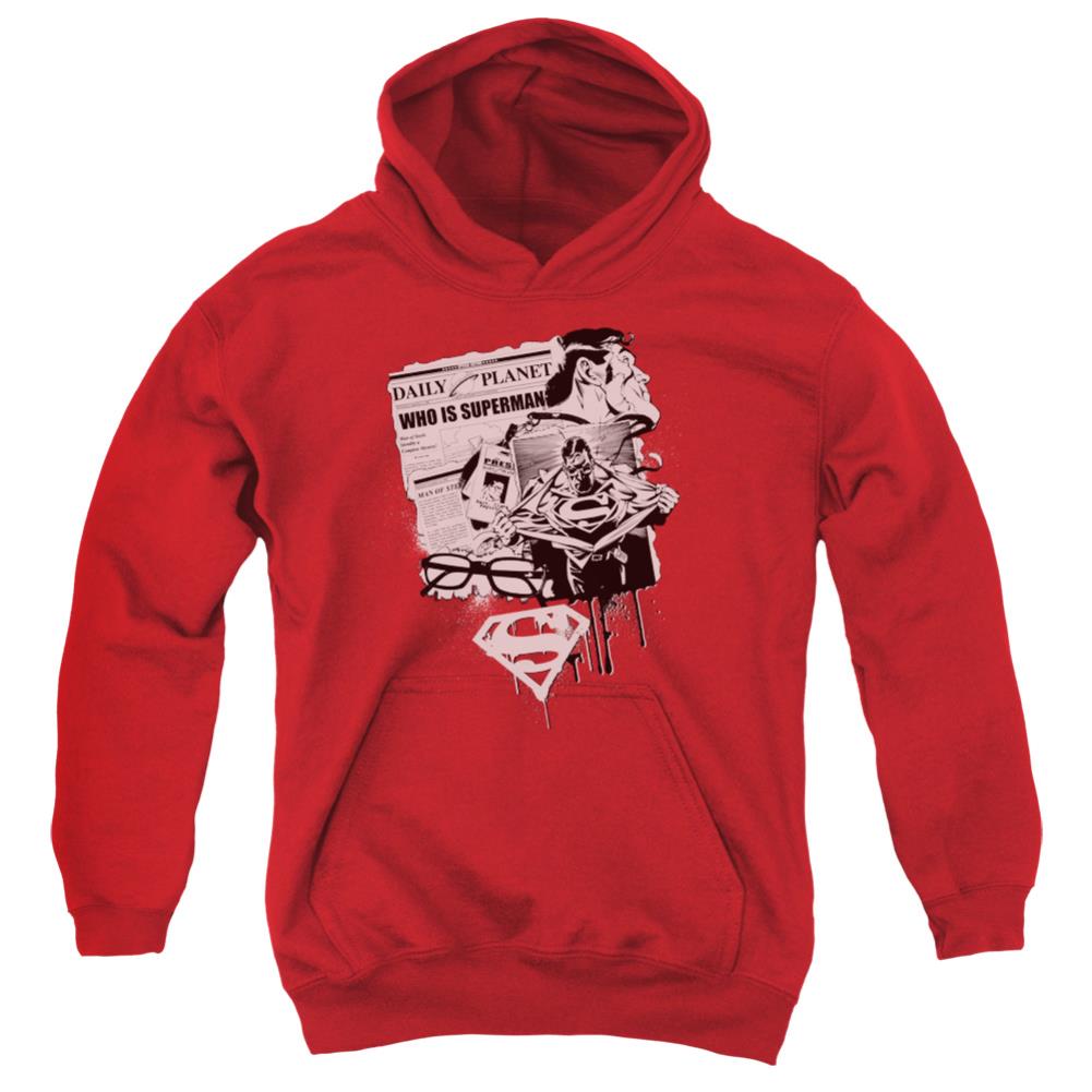 Superman Identity Youth Cotton Poly Pull-Over Hoodie