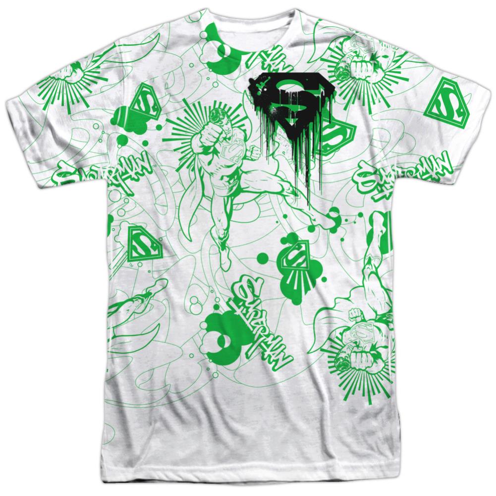 Superman In Your Face Men's Regular Fit Polyester SS T