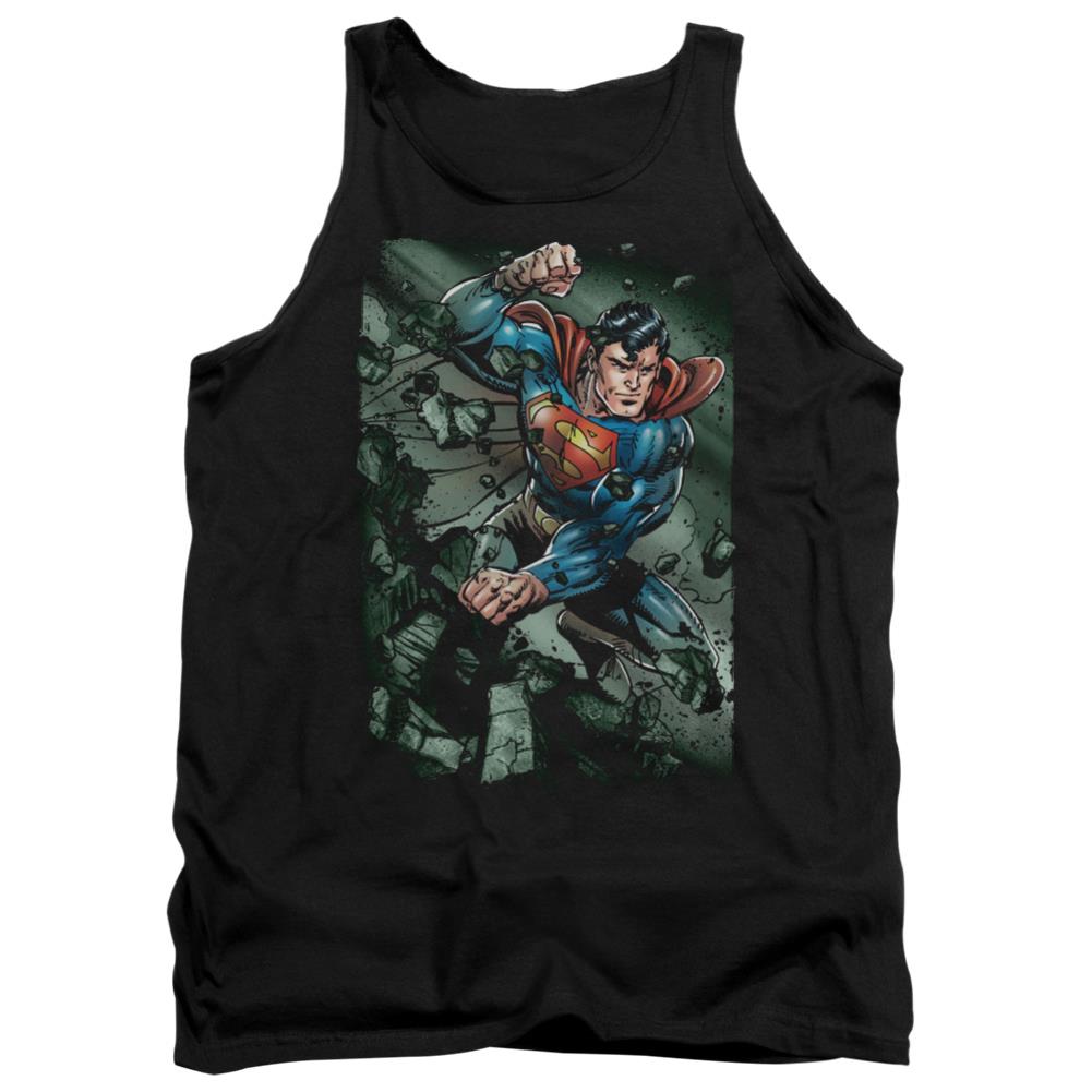 Superman Indestructible Men's 18/1 Cotton Tank Top