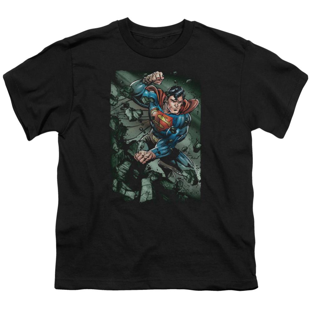 Superman Indestructible Youth 18/1 100% Cotton SS T