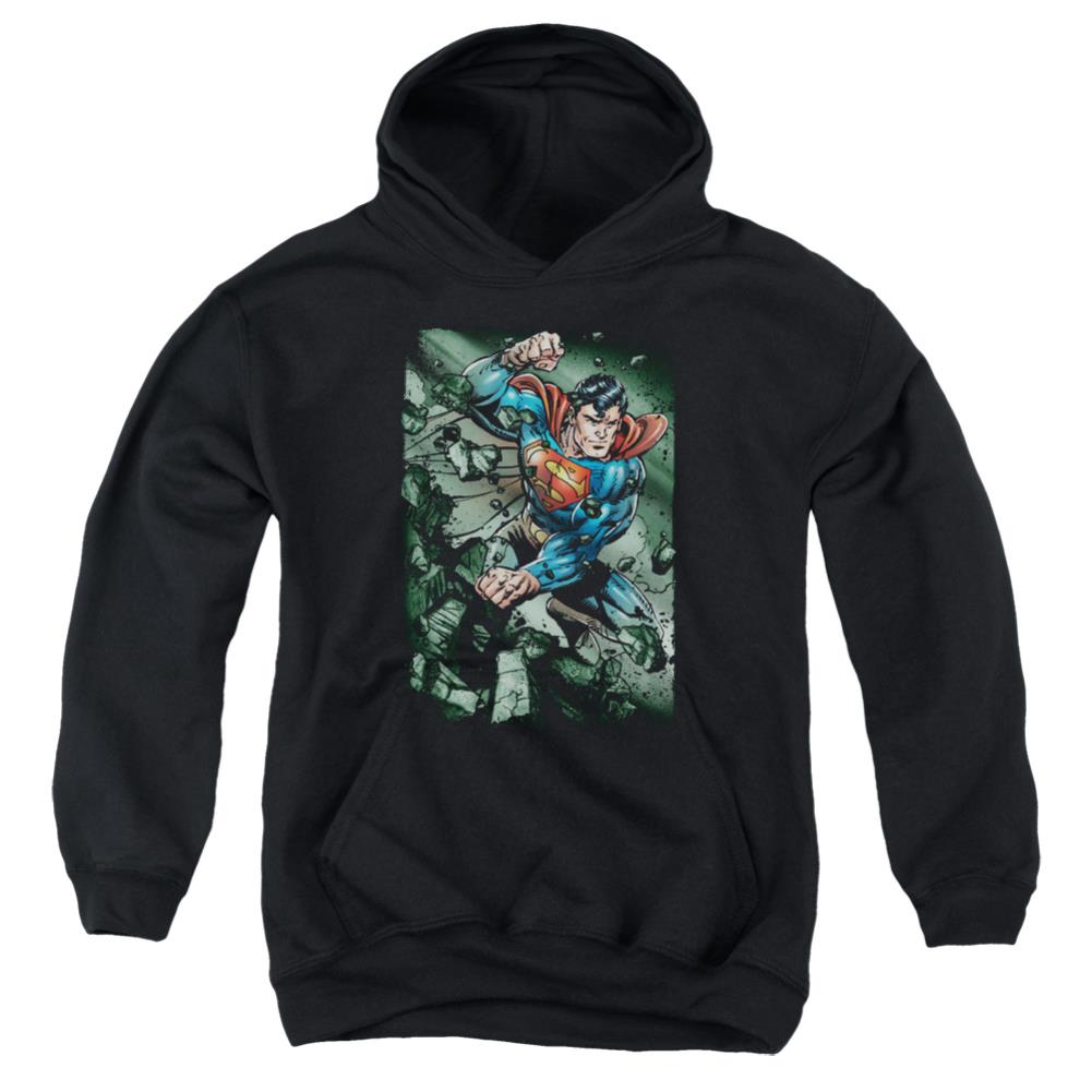 Superman Indestructible Youth Cotton Poly Pull-Over Hoodie