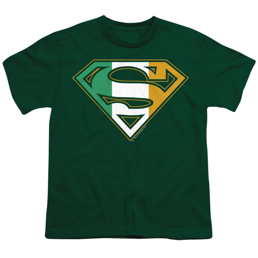 Superman Irish Shield Youth 18/1 100% Cotton SS T