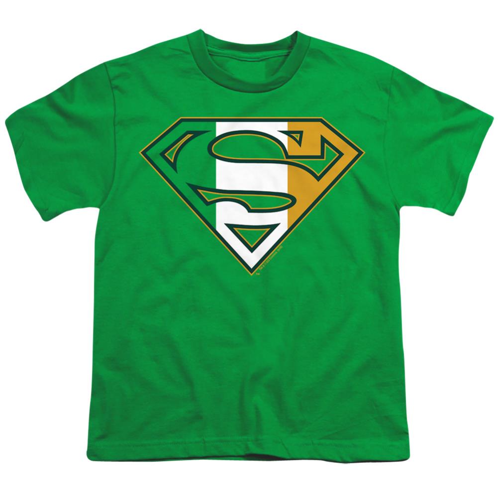 Superman Irish Shield Youth 18/1 100% Cotton SS T