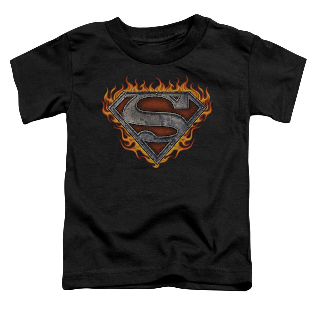Superman Iron Fire Shield Toddler 18/1 Cotton SS T