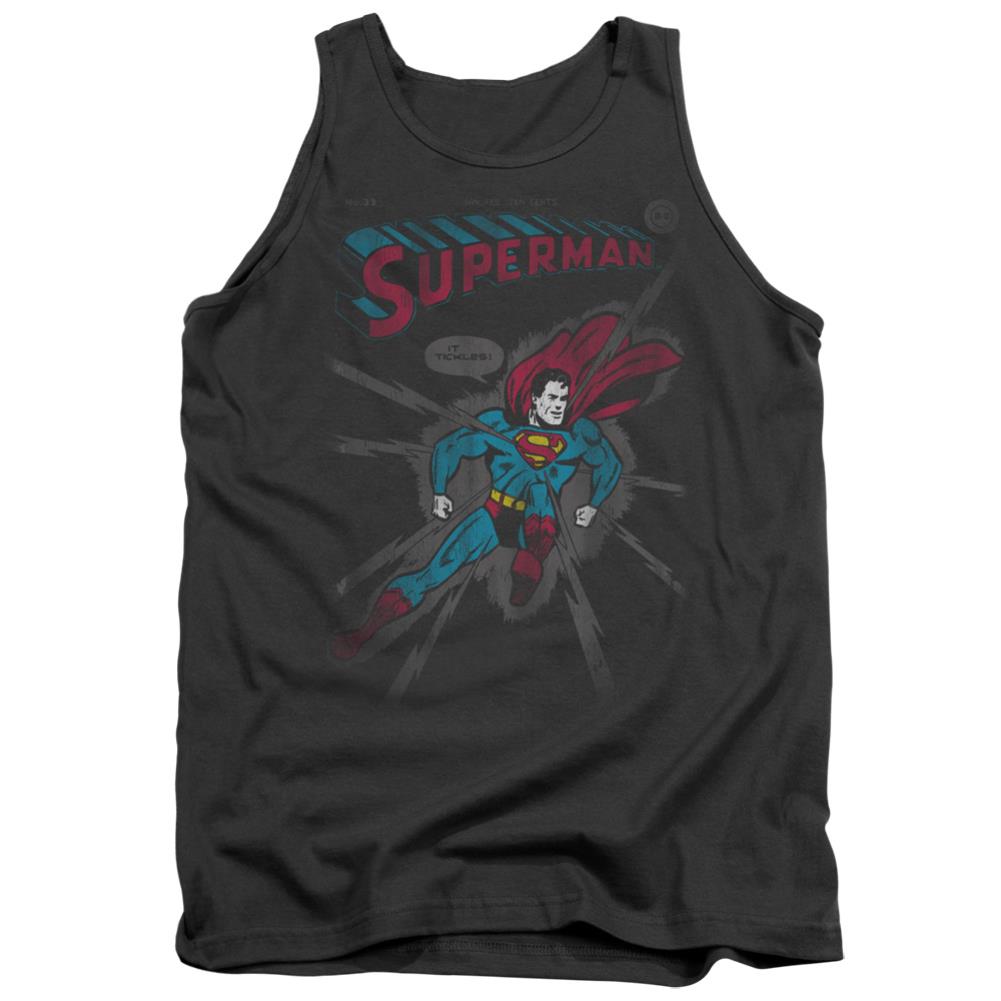 Superman It Tickles Men's 18/1 Cotton Tank Top