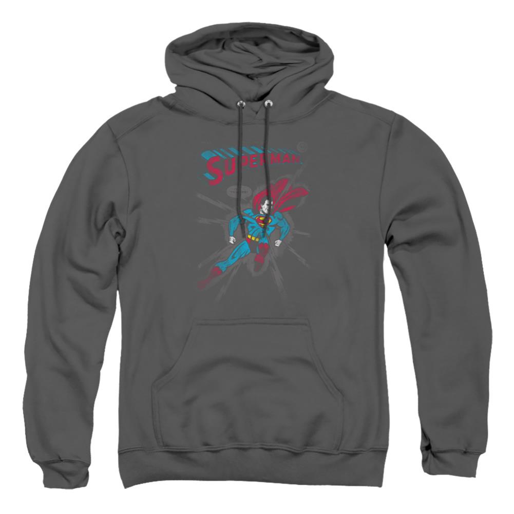 Superman It Tickles Men's Pull-Over 75 25 Poly Hoodie