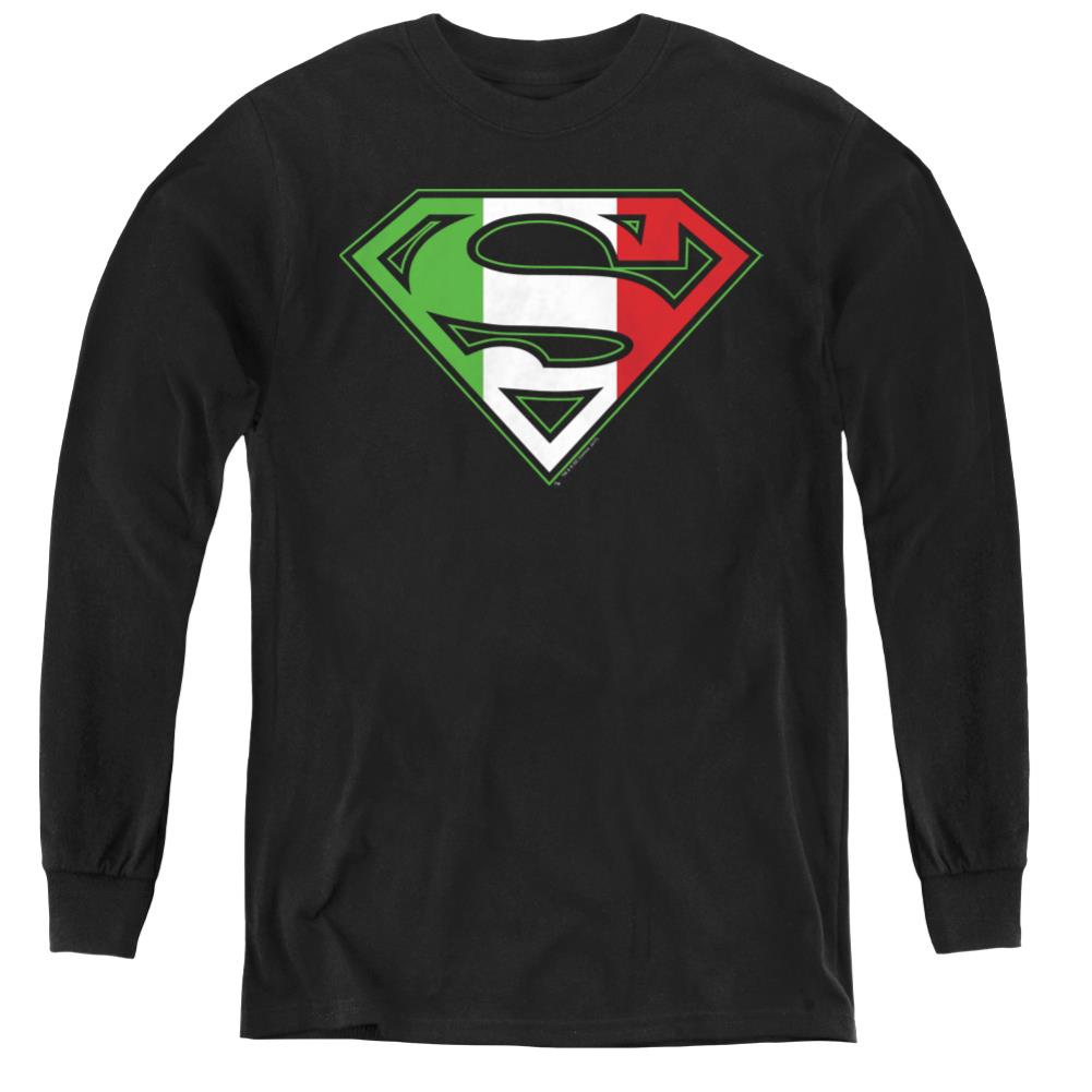 Superman Italian Shield Youth LS T