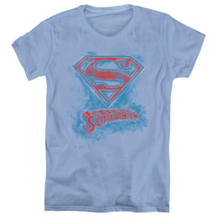 Superman Its Sketchy Women's 18/1 Cotton SS T