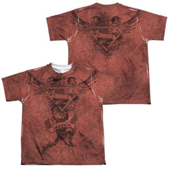 Superman Justice Upheld Youth Regular Fit Poly SS T