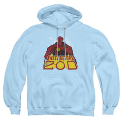 Superman Kneel Before Men's Pull-Over 75 25 Poly Hoodie