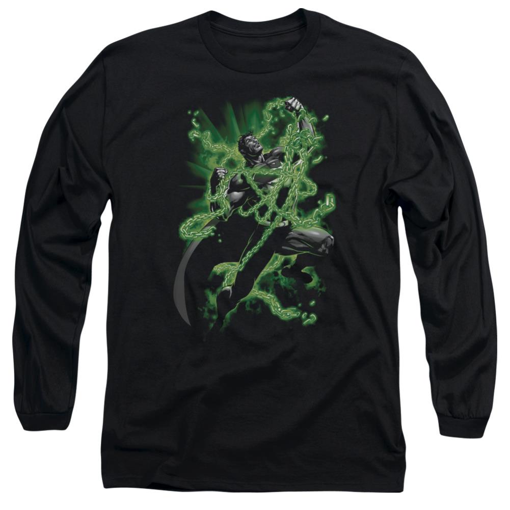 Superman Kryptonite Chains Men's 18/1 Cotton LS T