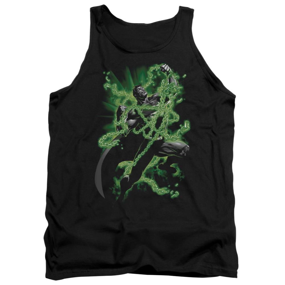 Superman Kryptonite Chains Men's 18/1 Cotton Tank Top