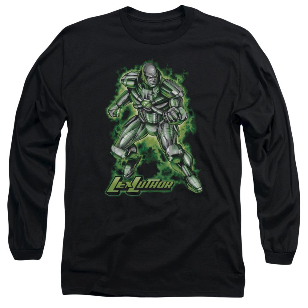 Superman Kryptonite Powered Men's 18/1 Cotton LS T