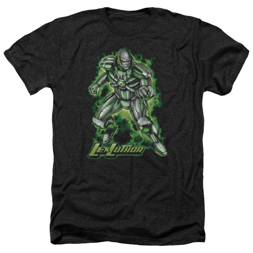 Superman Kryptonite Powered Men's 30/1 Heather 60 40 Poly SS T