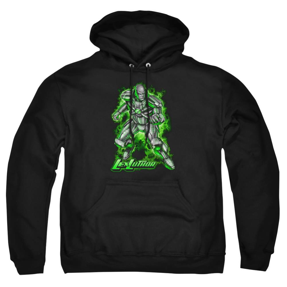 Superman Kryptonite Powered Men's Pull-Over 75 25 Poly Hoodie