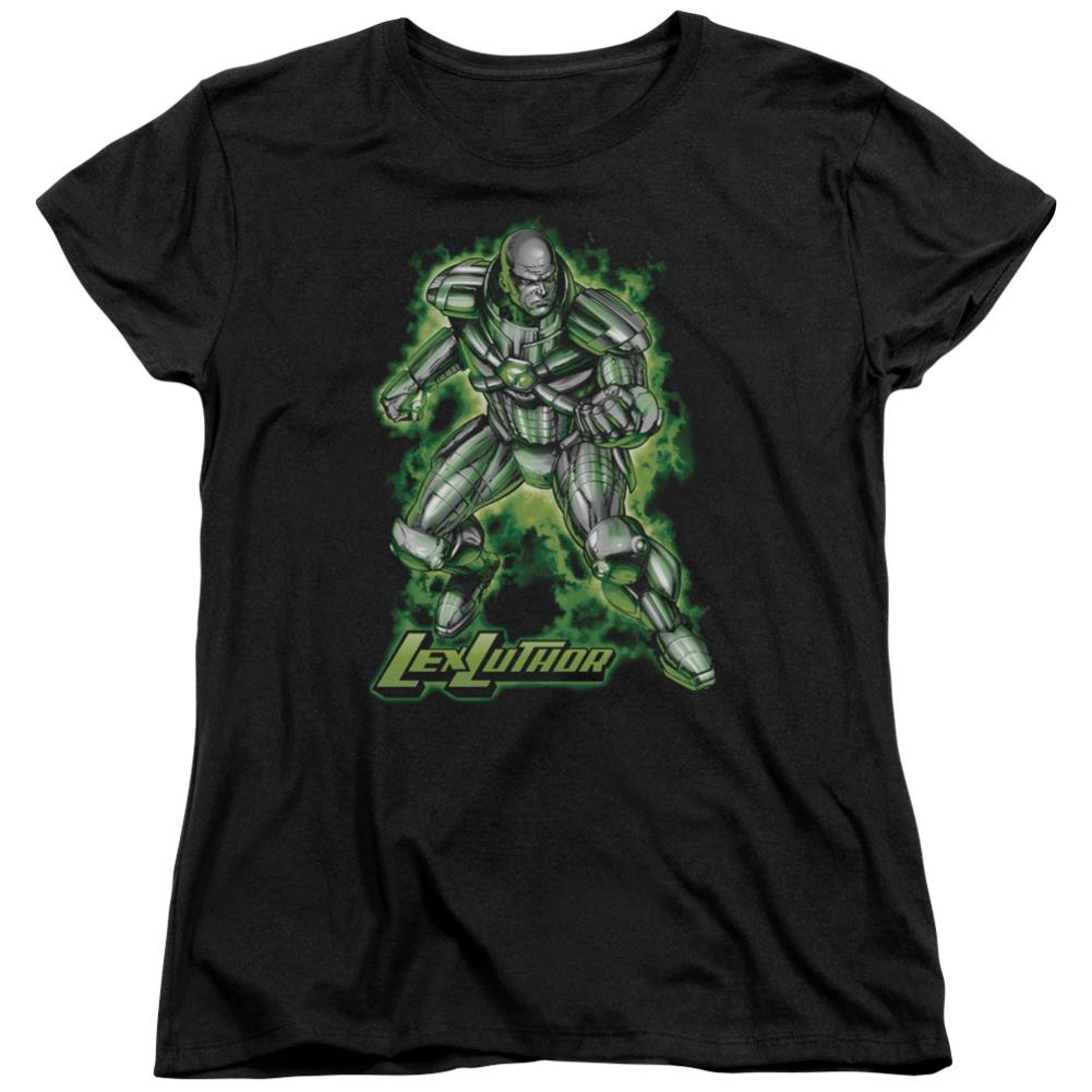 Superman Kryptonite Powered Women's 18/1 Cotton SS T