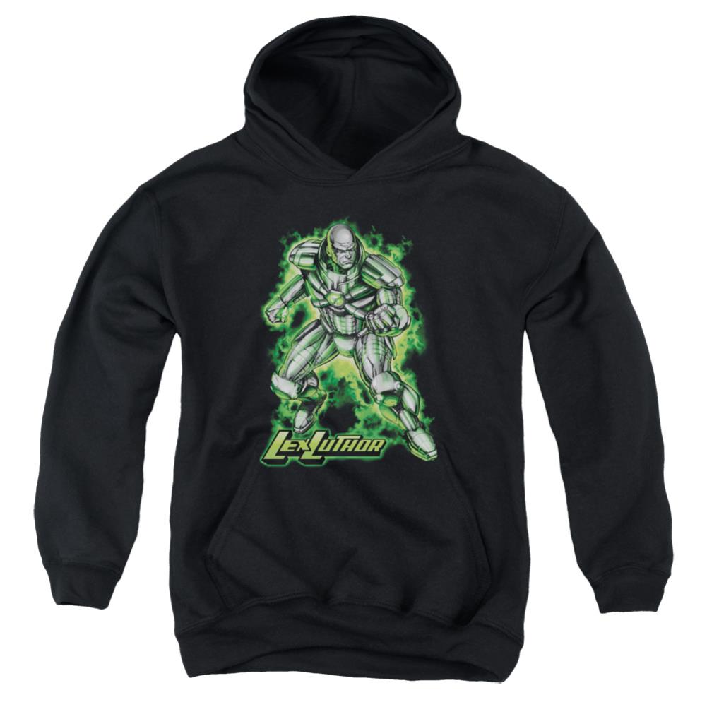 Superman Kryptonite Powered Youth Cotton Poly Pull-Over Hoodie