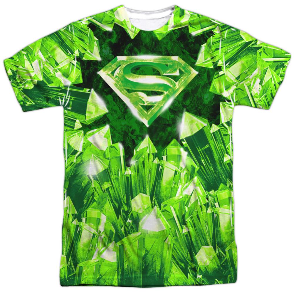 Superman Kryptonite Shield Men's Regular Fit Polyester SS T