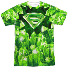 Superman Kryptonite Shield Men's Regular Fit Polyester SS T
