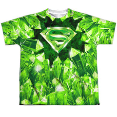 Superman Kryptonite Shield Youth Regular Fit Poly SS T