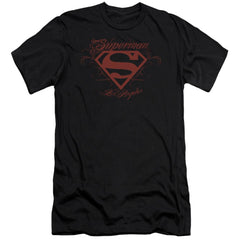 Superman La Men's Ultra-Soft 30/1 Cotton Slim SS T