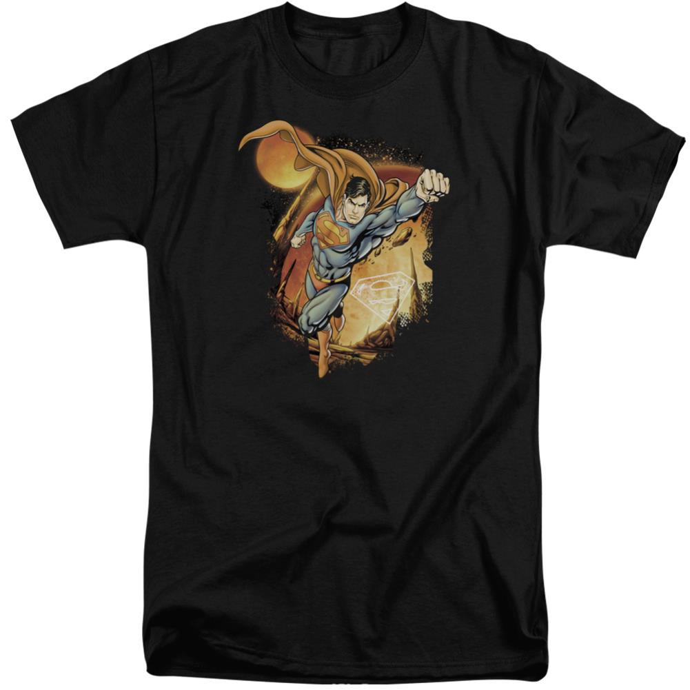 Superman Last Sons Men's 18/1 Tall Cotton SS T