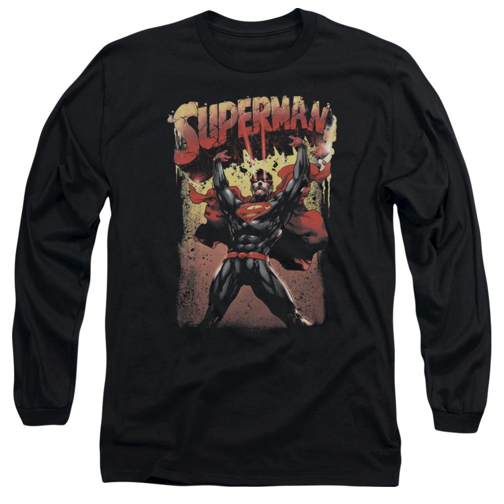 Superman Lift Up Men's 18/1 Cotton LS T