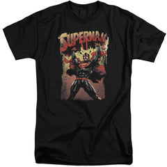 Superman Lift Up Men's 18/1 Tall Cotton SS T
