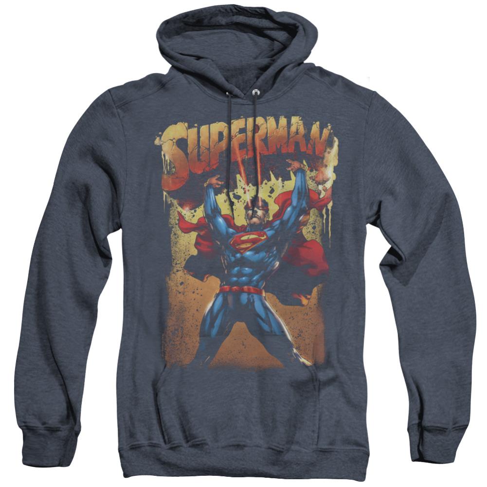 Superman Lift Up Men's Pull-Over Hoodie