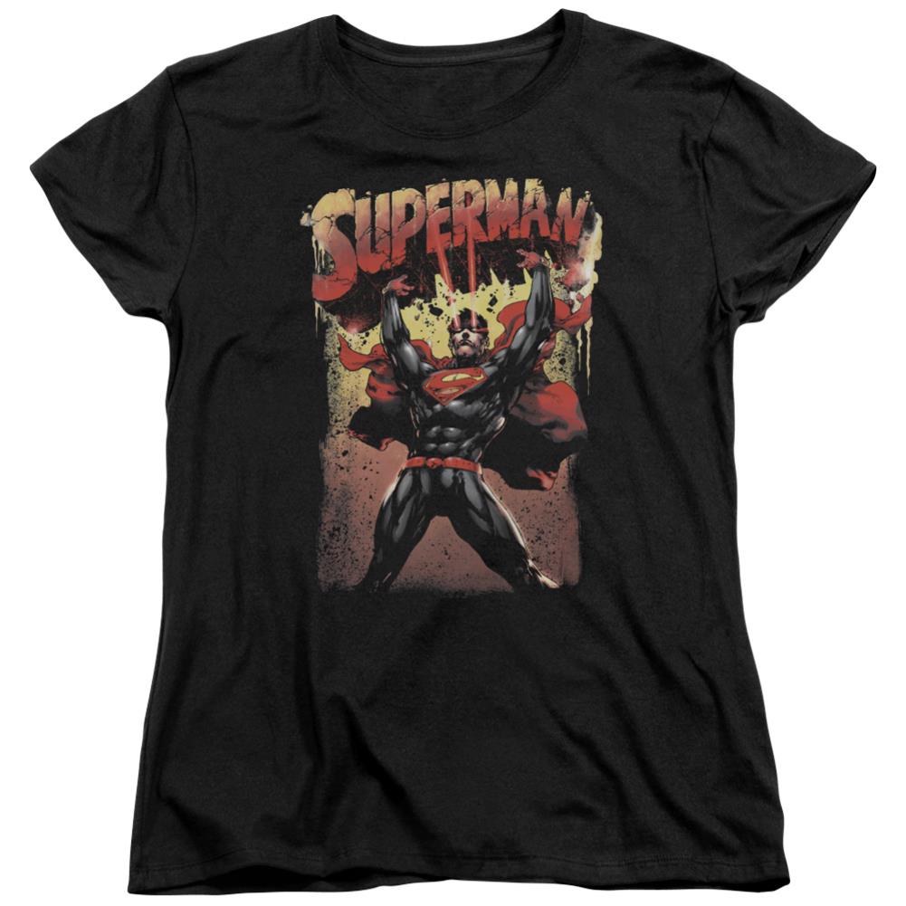 Superman Lift Up Women's 18/1 Cotton SS T