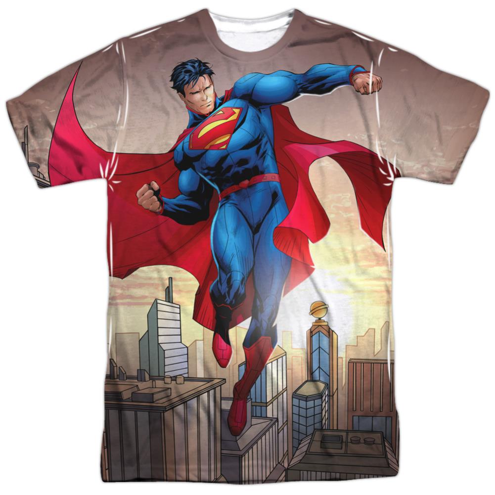 Superman Light And Darkseid Men's Regular Fit Polyester SS T