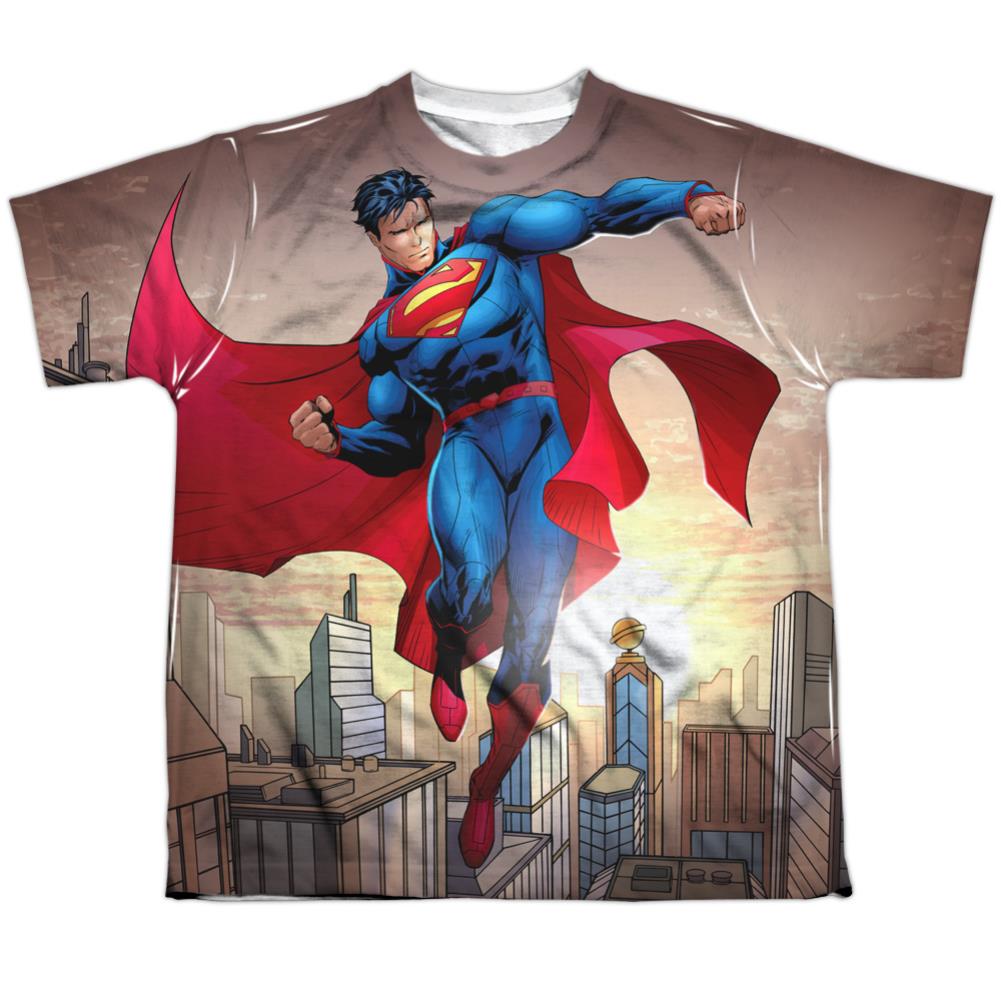 Superman Light And Darkseid Youth Regular Fit Poly SS T