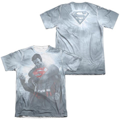 Superman Light Of The Sun (Front/Back Print) Men's Regular Fit Poly Cotton SS T