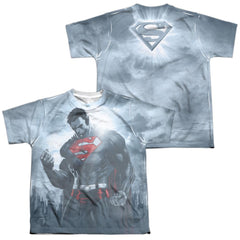 Superman Light Of The Sun (Front/Back Print) Youth Regular Fit Poly SS T