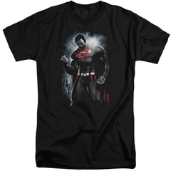 Superman Light Of The Sun Men's 18/1 Tall Cotton SS T