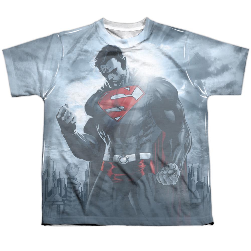 Superman Light Of The Sun Youth Regular Fit Poly SS T