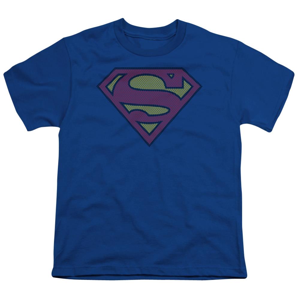 Superman Little Logos Youth 18/1 100% Cotton SS T
