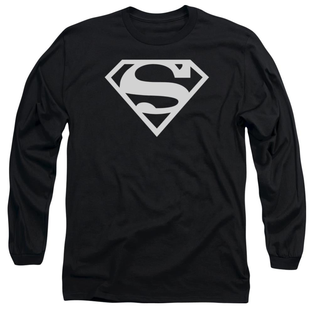Superman Logo Men's 18/1 Cotton LS T