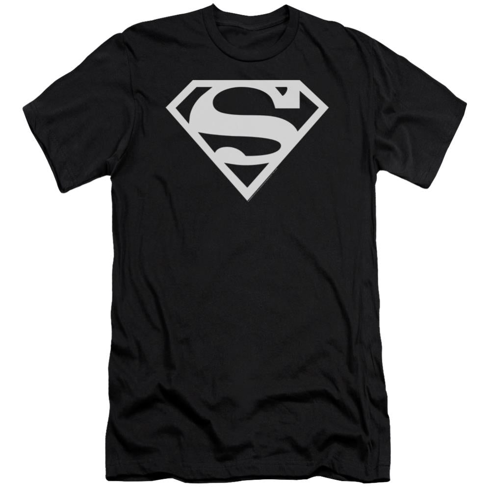 Superman Logo Men's Ultra-Soft 30/1 Cotton Slim SS T