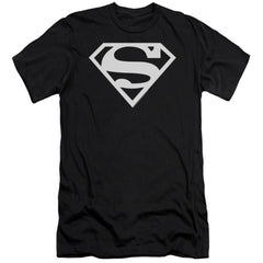 Superman Logo Men's Ultra-Soft 30/1 Cotton Slim SS T