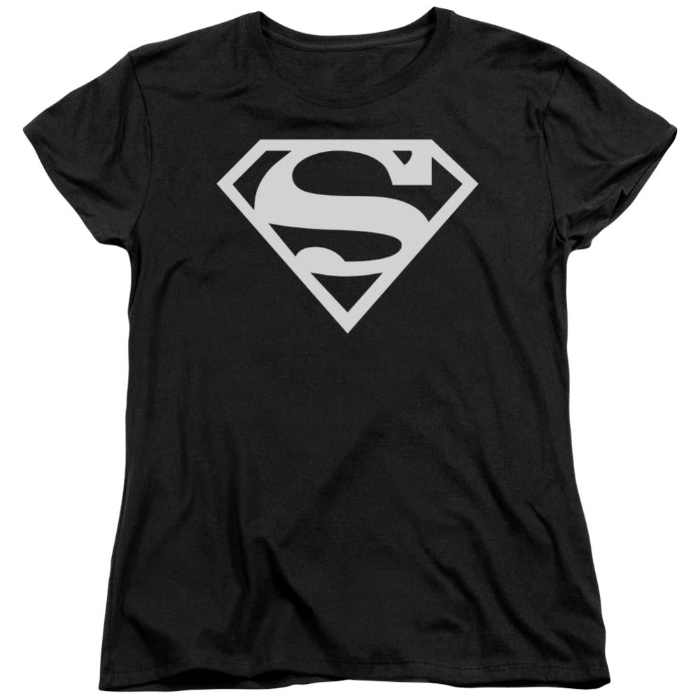 Superman Logo Women's 18/1 Cotton SS T