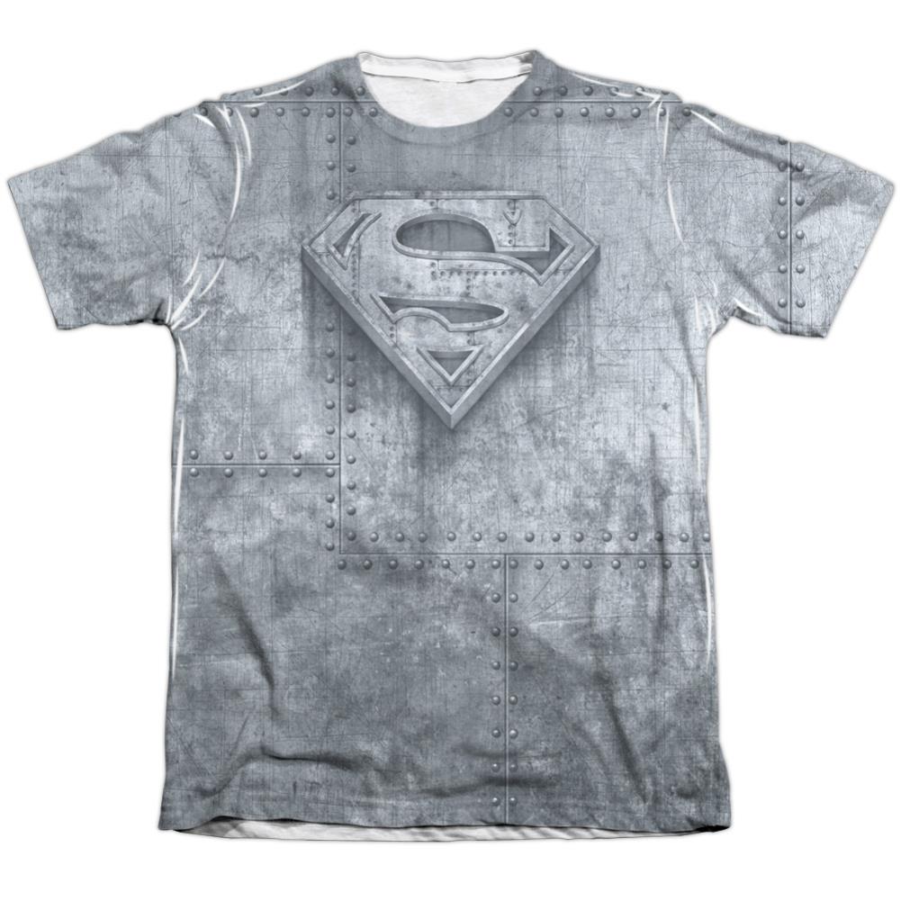 Superman Made Of Steel Men's Regular Fit Poly Cotton SS T