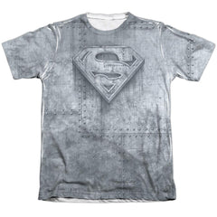 Superman Made Of Steel Men's Regular Fit Poly Cotton SS T