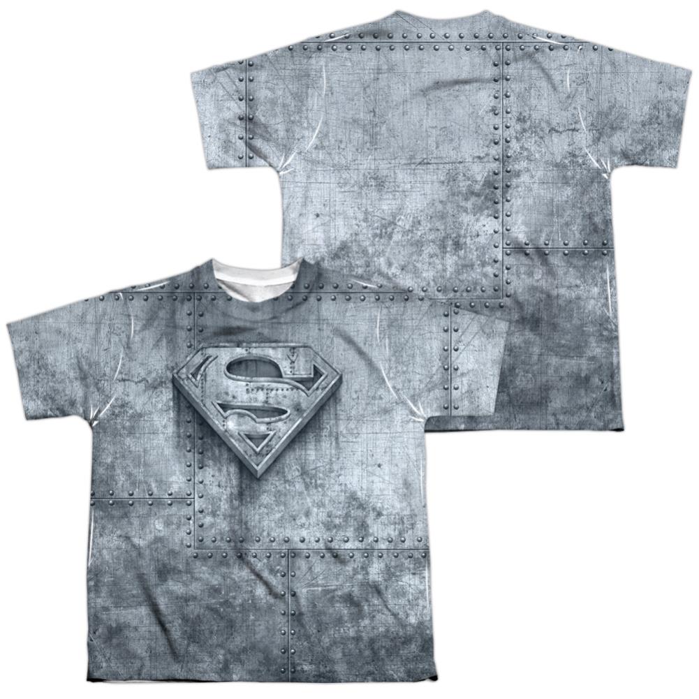 Superman Made Of Steel Youth Regular Fit Poly SS T