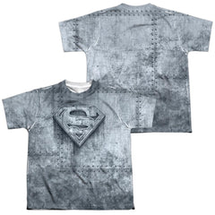 Superman Made Of Steel Youth Regular Fit Poly SS T