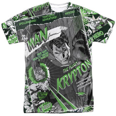 Superman Man From Krypton Men's Regular Fit Polyester SS T
